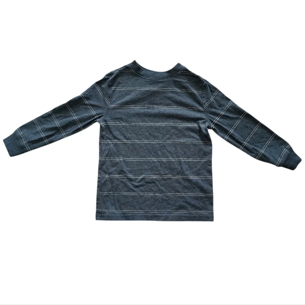 Carter's Boys Long Sleeve Striped Shirts Set of 2 - Size XS (4-5)